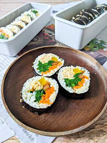 Kimbap vegan au tofu frit