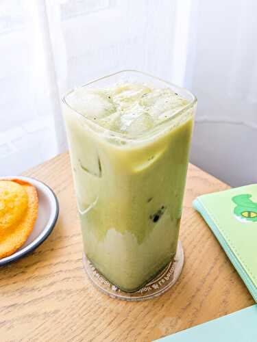 Ice Matcha Latte - Latte glacé au thé vert