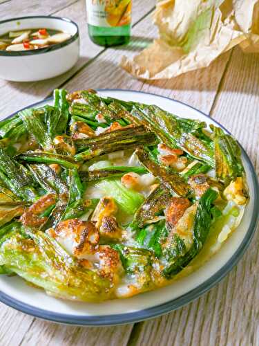 Pajeon et Haemul Pajeon - Galette de poireau (et fruits de mer)