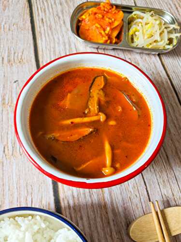 Chaegaejang - Soupe de légumes piquante coréenne