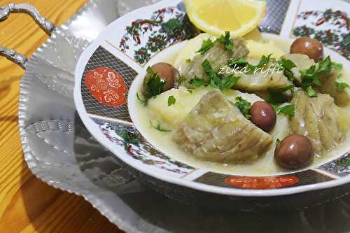 BATATA MARKA BEL KARNOUN- TAJINE DE POMMES DE TERRE AUX ARTICHAUTS ET OLIVES VIOLETTES