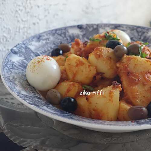 BATATA TORCHI M'CHARMLA -POMMES DE TERRE EPICÉES BRAISÉES