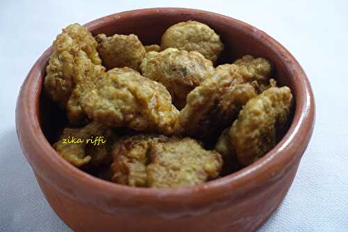 BEIGNETS SALÉS OU CROQUETTES A LA CHARMOULA POUR POISSON