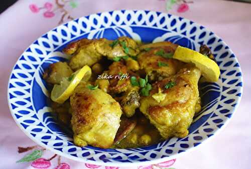 BEY ROUHOU - POULET FRIT AUX ŒUFS EN SAUCE-TERROIR BÔNOIS