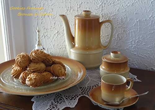 BISCUITS AU FROMAGE BROCCIU AMANDES ET SIROP DE CITRON