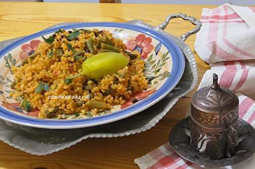 BOULGHOUR AUX HARICOTS VERTS