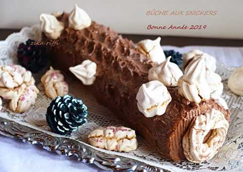 BÛCHE CREME AU BEURRE AUX SNICKERS