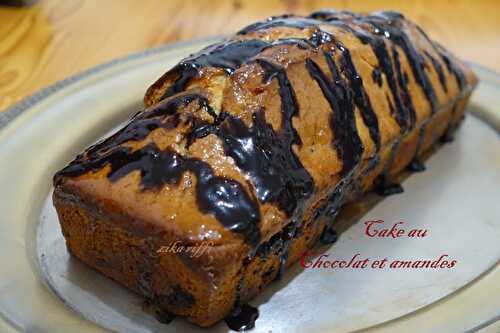 CAKE AU SIROP DE CITRON BERGAMOTE- AMANDES ET CHOCOLAT