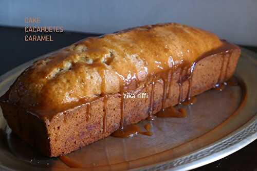 CAKE AUX CACAHUÈTES- CARAMEL ET PETITS SUISSES