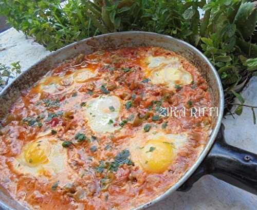 CHAKCHOUKA A LA VIANDE HACHÉE-RATATOUILLE ALGÉRIENNE