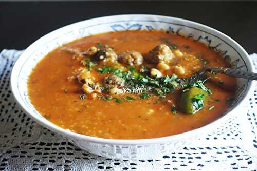 Chorba boulghour, jari, soupe au bulgur 