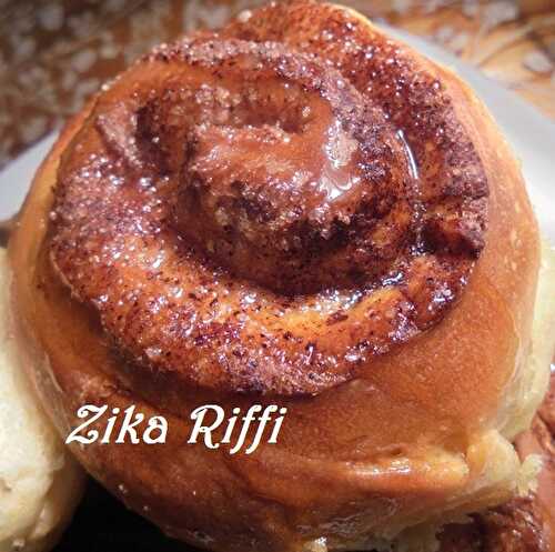 CINNAMON ROLL AU TANG ZHONG-BRIOCHES ROULEES FOURREES CANNELLE ET SUCRE