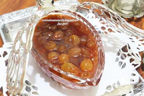 CONFITURE TRADITIONNELLE DE RAISINS BLANCS DE TABLE - معجمن العِنب