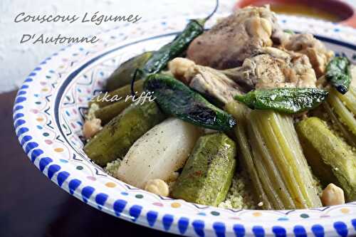 COUSCOUS AUX LEGUMES D'AUTOMNE ET POULET FERMIER