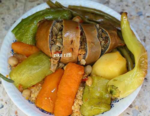 Couscous aux osbanes-couskssi bel osbène