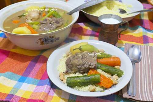 COUSCOUS CONVIVIAL A L'AGNEAU DU QUOTIDIEN