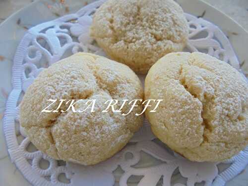 CRAQUELES AU CITRON- LEMON CRINKLES - BISCUITS FONDANTS