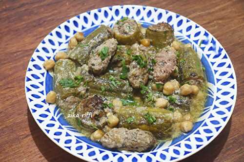 DOLMA OU DOLMET JRAYWET- DOLMA COURGETTES FARCIES