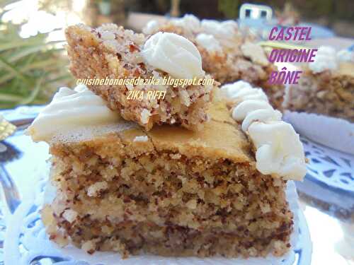 GÂTEAU CASTEL BÔNOIS AUX AMANDES ET FONDANT