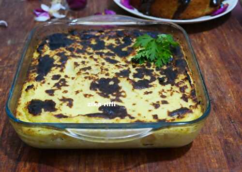 GRATIN DE CHOU FLEUR A LA CREME ET AU PARMESAN