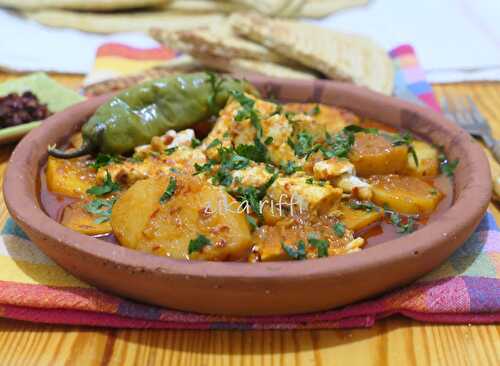 Gueddid el hout bel batata,morue aux pommes de terre