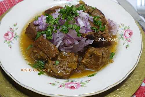 KBEB BÔNOIS-PLAT DE VIANDE A L'OIGNON