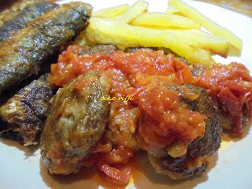 KEFTA SARDINES SAUCE TOMATES FRAÎCHES-RECETTE FAMILIALE