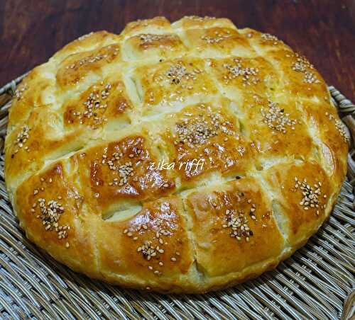 Khobz dar bônois à la semoule / Pain maison brioché à la fleur d'oranger / Ramadan 2020