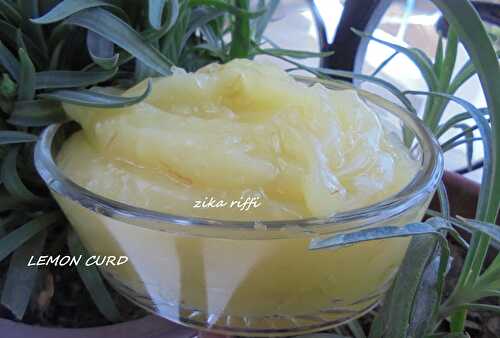 LEMON CURD AU SAFRAN-MA RECETTE FACILE 