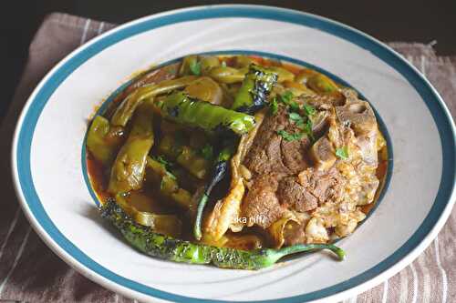 Loubia mange-tout, pois gourmands à l'agneau