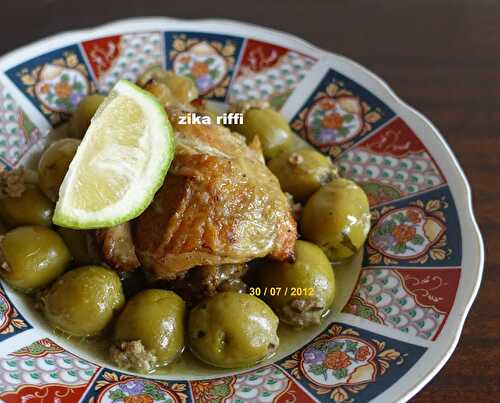 MARKA-MARQUET ZAÏTOUNE-TAJINE POULET AUX OLIVES FARCIES