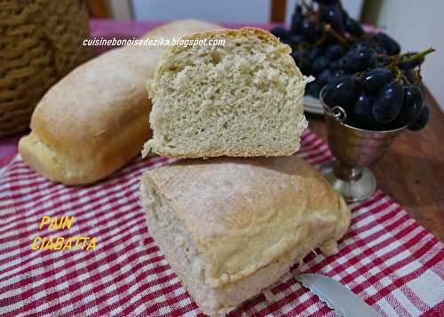 PAIN CIABATTA MAISON-PAIN BLANC ITALIEN