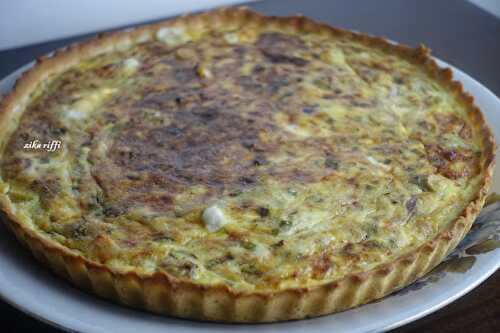 QUICHE AU POULET ET AU FROMAGE