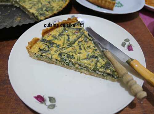 QUICHE AUX ÉPINARDS ET BROCCIU (BROUSSE MAISON)