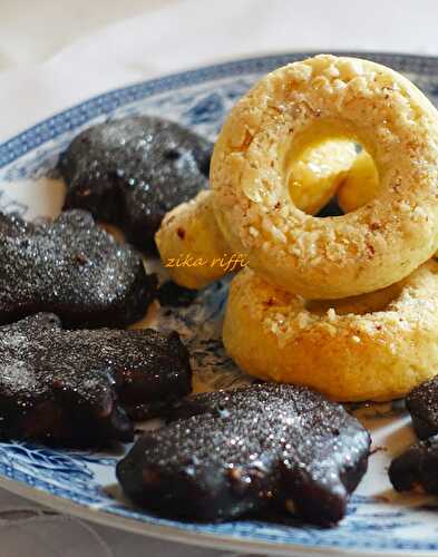 RECETTE KAAK- BISCUITS OU GÂTEAUX SECS AUX AMANDES -MIEL PUR PARFUME AU GERANIUM