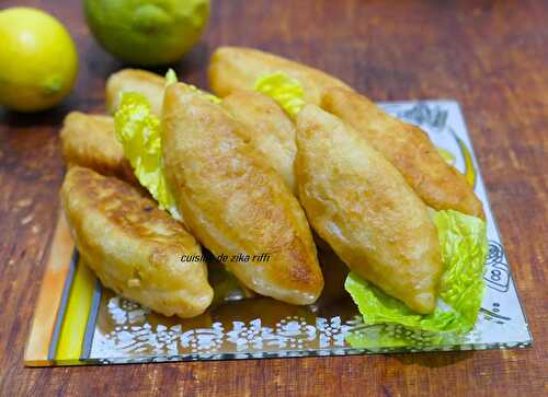 RISSOLES A LA VIANDE ET LÉGUMES- FAÇON QUENELLES- PÂTE LEVÉE