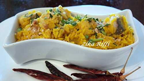 RIZ PILAF AU MERLAN- CURCUMA ET LAIT DE COCO MAISON