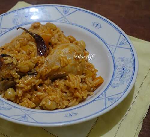 Riz traditionnel Algérien au poulet