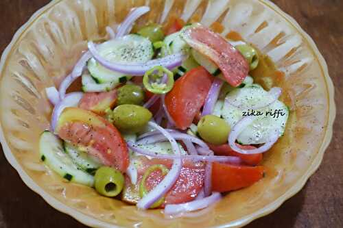 SALADE ARABE FAÇON TURQUE DE GRAND MÈRE