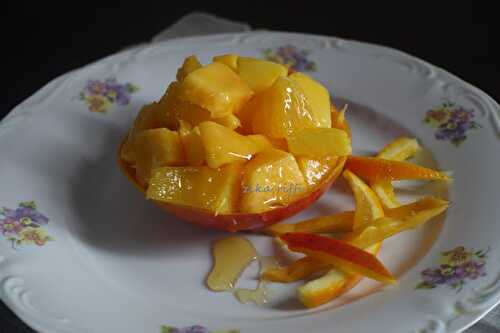 SALADE DE MANGUE AU MIEL PUR