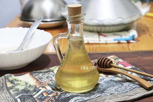 Sirop de miel blanc maison pour pâtisseries orientales-Ramadan 2020