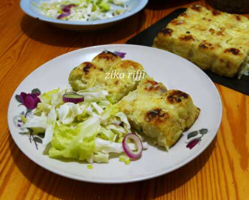 TABLETTE DE POMMES DE TERRE AUX POIREAUX ET PARMESAN