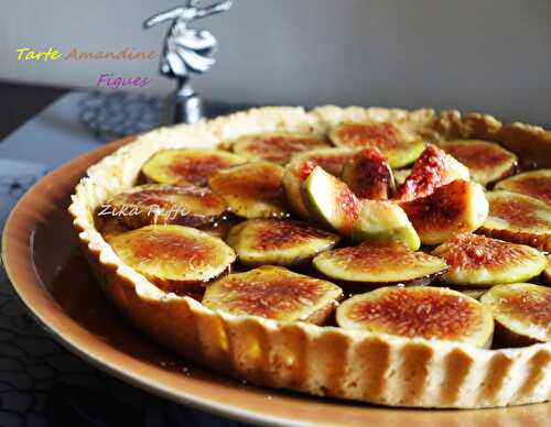 TARTE AUX FIGUES FRAÎCHES ET CRÈME AMANDINE