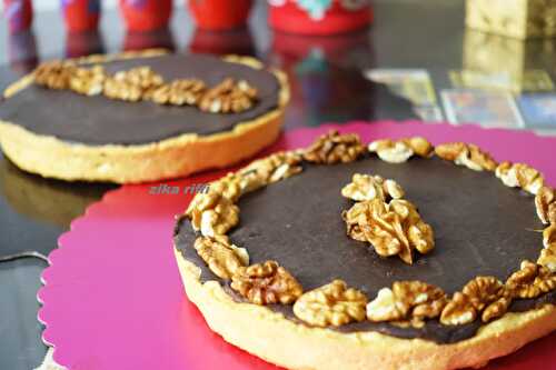 TARTE CARAMEL CHOCOLAT ET BANANE