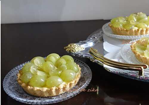 TARTELETTES AUX RAISINS BLANCS MUSCATS