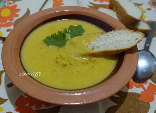  VELOUTE A LA RUTABAGA AUX LEGUMES ET CARVI