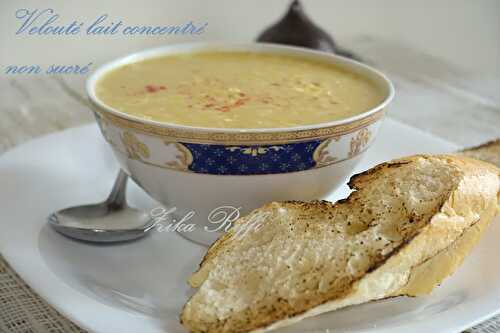 VELOUTÉ DE CAROTTES ET PAPRIKA FUMÉ AU LAIT CONCENTRÉ NON SUCRÉ