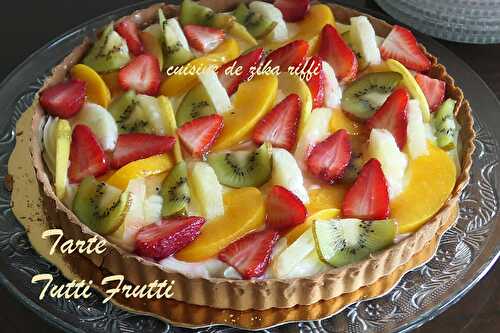 TARTE TUTTI FRUTTI- PÂTE A CROUSTADE