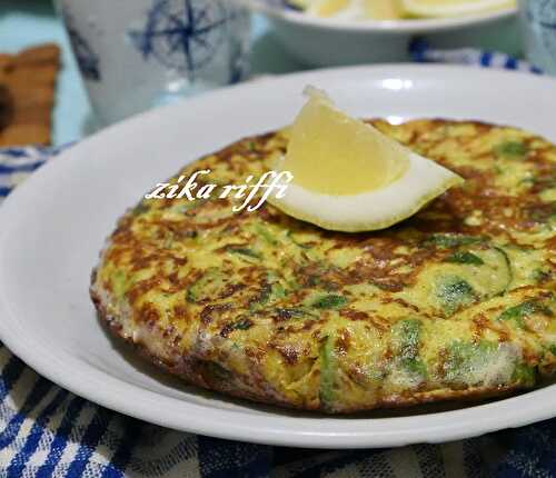 OMELETTE D'AUBERGINES AU PARMESAN