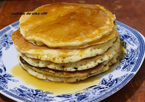 PANCAKES EXPRESS AU SIROP D'ABRICOTS